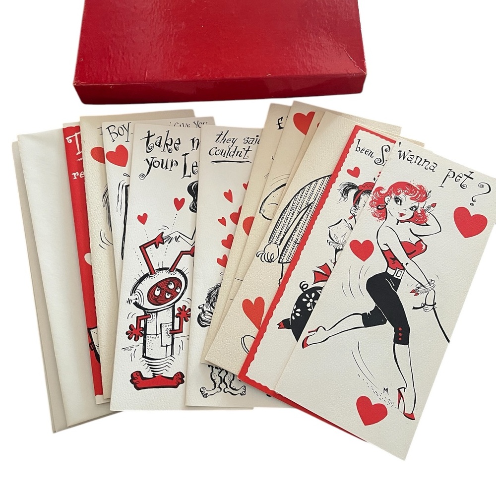 Retro Valentine's Day Card Collection